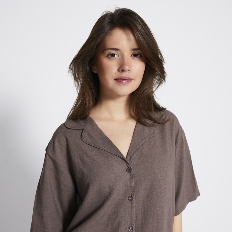 Linen blend shirt "Dixie"